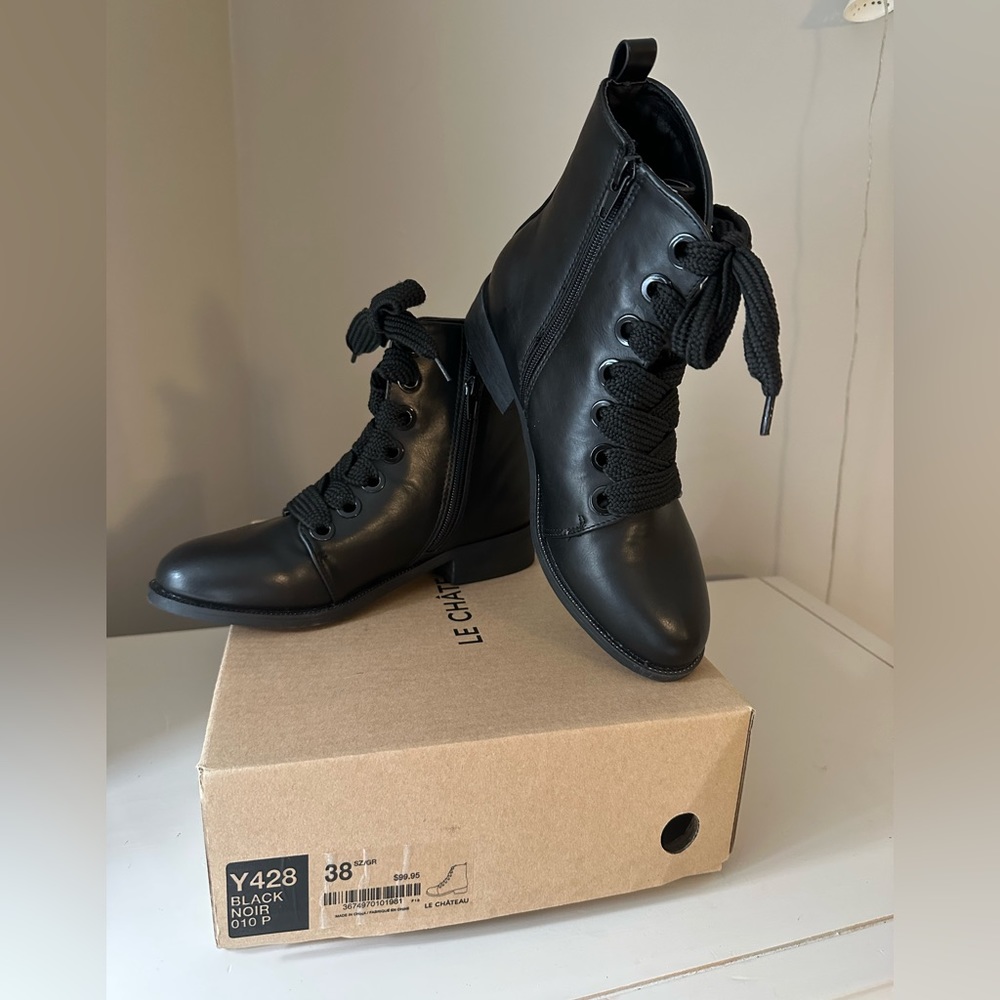 Le Chateau Combat Boots